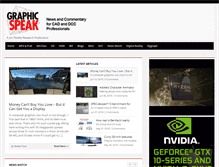 Tablet Screenshot of gfxspeak.com